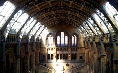 Natural History Museum, London - the Main Hall that is Dippy's home