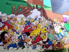 Asterix and Gang in a rush - Along the Comic Book route in Brussels (1)
